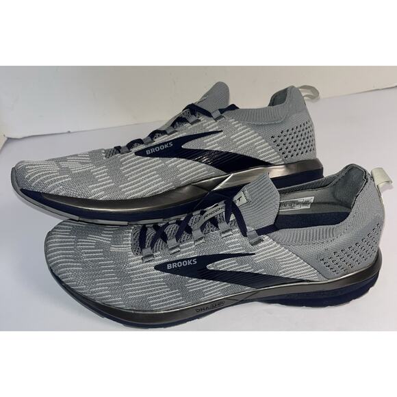 Brooks Ricochet 2 Men's Size 13 Grey/Navy Athletic Road Running Sneakers - Picture 10 of 10